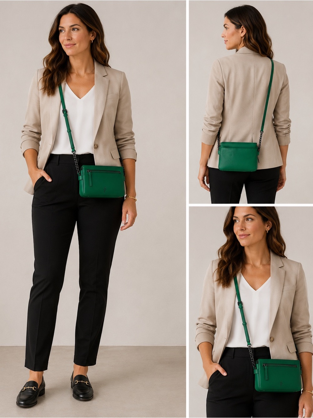Simply Vera Vera Wang Green Crossbody Bag